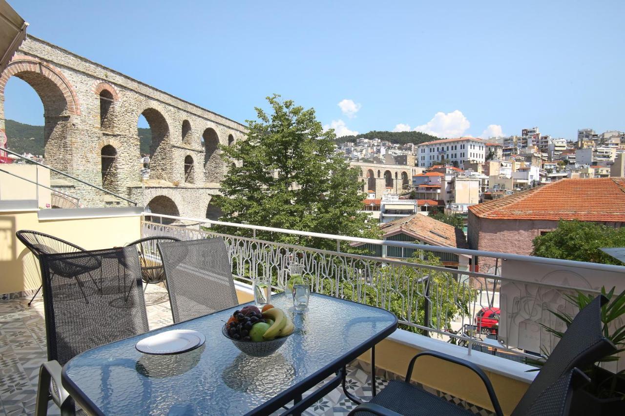 Апартаменты Under The Aqueduct Boutique House Кавала Экстерьер фото
