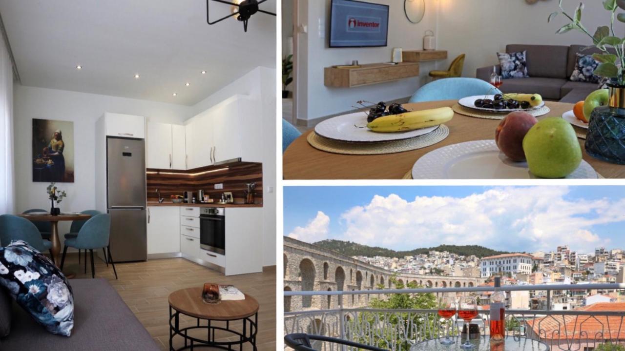 Апартаменты Under The Aqueduct Boutique House Кавала Экстерьер фото